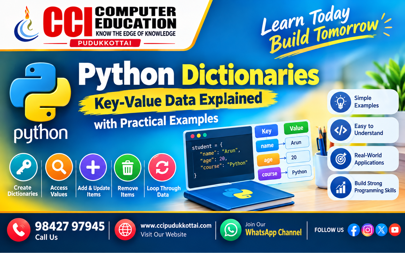 Python Dictionaries – Key-Value Data Explained with Practical Examples